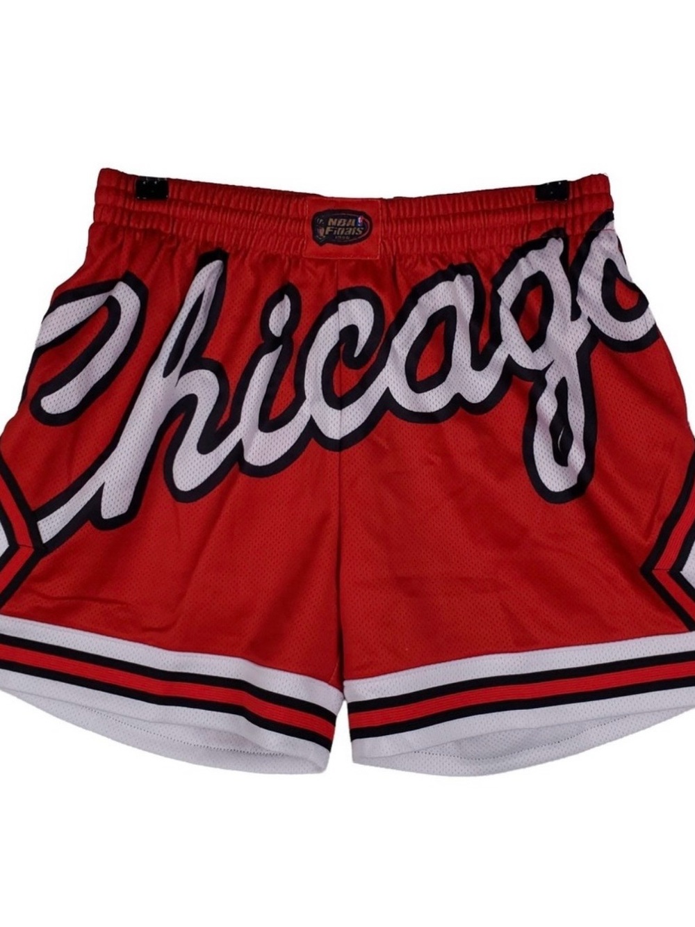Chicago Bulls Mitchell & Ness NBA Medium Shorts Big Logo Red White NWT
